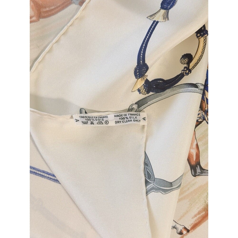 Hermes Pampa Silk 90cm Equestrian Scarf - Picture 6 of 7